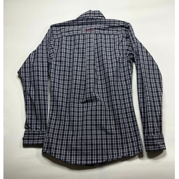 Ariat Pro Series Men's Long Sleeve Fitted Multicolor Plaid Button Up Shirt - XS - Picture 3 of 6